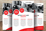 Yoga and Health Flyer Templates, a Flyer Template by graphicforest (Thumbnail 1 of 4)