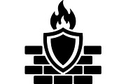 firewall security icons, a Technology Illustration by abu67222 (Thumbnail 3 of 13)