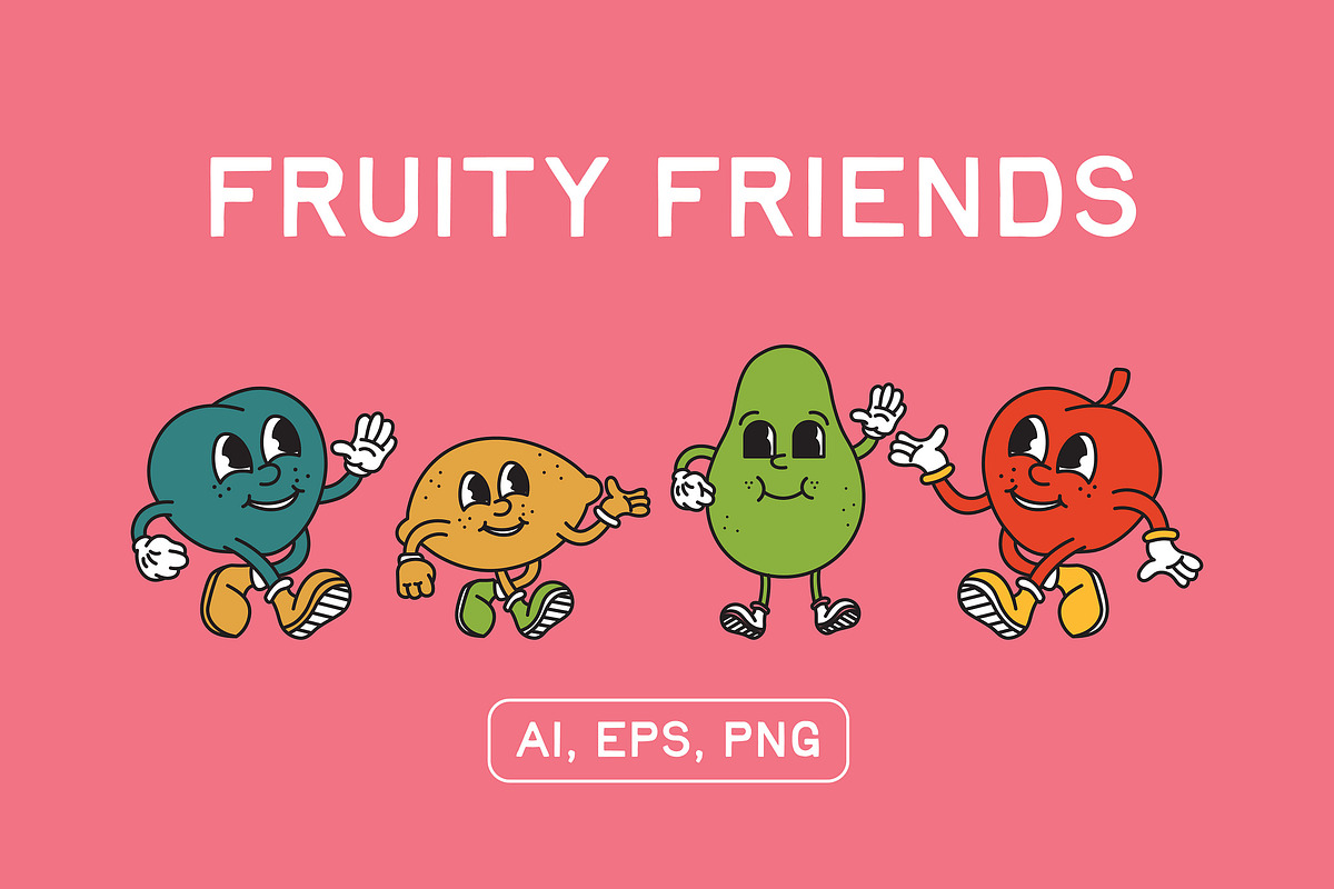 Fruity Friend Illustrations, a Person Illustration by Haleigh Peterson Studio (Photo 1 of 4)