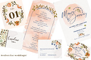 Peaches and Sage watercolor clipart, a Pattern Graphic by Bridgett Stahlman Design (Thumbnail 7 of 9)