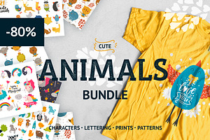 Cute Animals Bundle 80% OFF