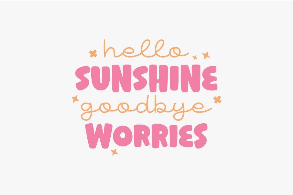 Summer Sunkissed - Cute Mix Font Duo, a Handwritten Font by SaktiAvellin (Photo 2 of 8)