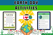 Earth Day Writing, Coloring & Games, a Templates & Theme by Premium Digital Templates (Thumbnail 2 of 4)