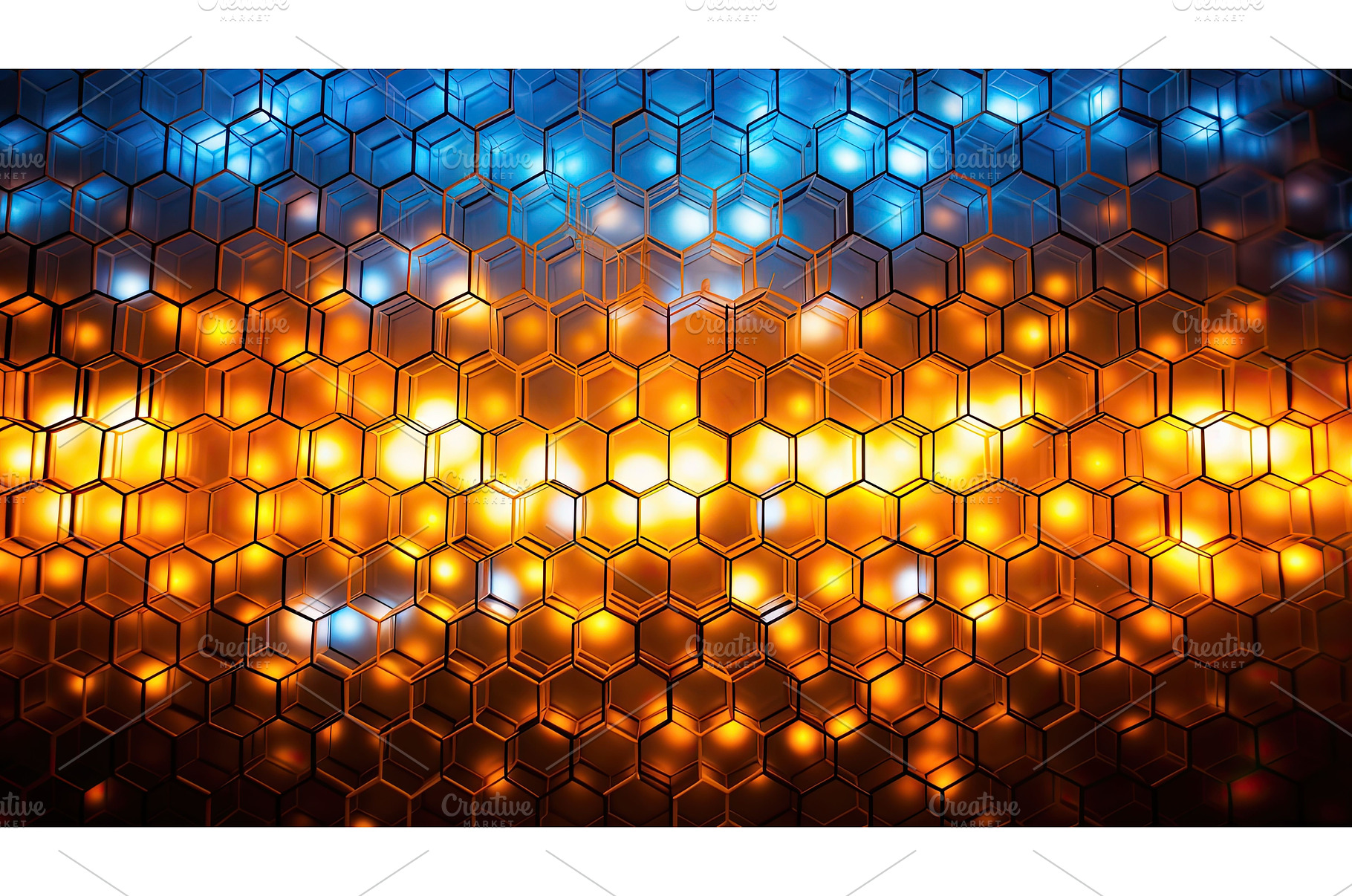 installation light hexagon ai, a Background Photo by pikepicture
