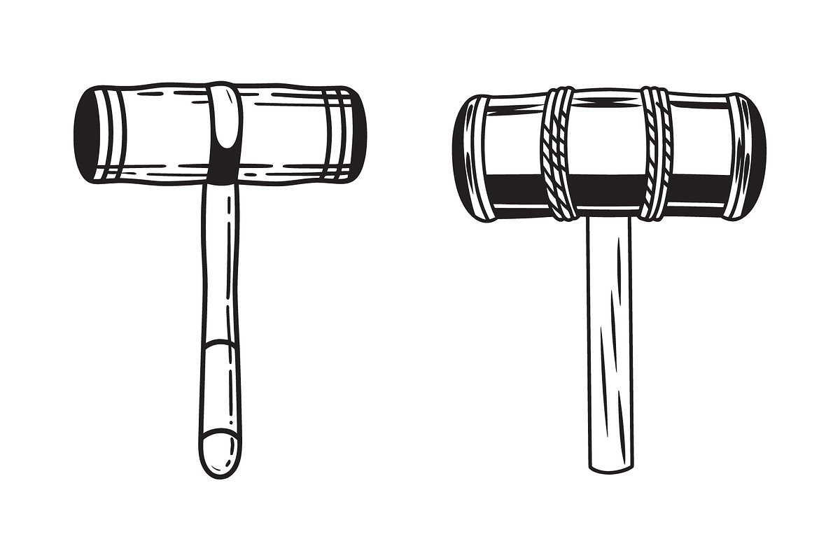 Croquet Mallet Vector Illustrations, an Object Graphic by Billah Hub (Photo 1 of 2)