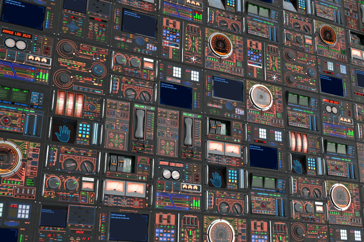 Control panel pack, an Object 3D Model by maxpsr (Photo 11 of 12)