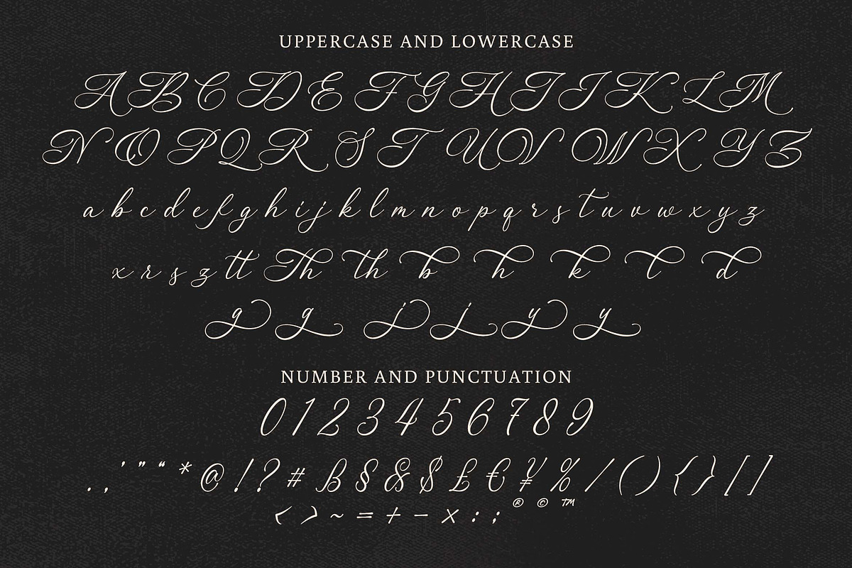 Rindeya a Clean Romantic Script Font, a Script Font by Blankids Studio (Photo 7 of 9)