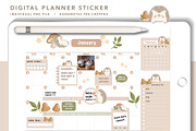 cute hedgehog digital sticker planne, a Design Template by hanacrochetdesign (Thumbnail 2 of 7)