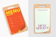 Clipboard Menu Card Mockup Bundle, an Advertising Mockup by graphypix (Thumbnail 4 of 11)