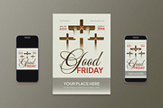 Good Friday Flyer Set, a Flyer Template by Aiyari Graphic (Thumbnail 1 of 3)