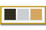 Geometric set of patterns, a Pattern Graphic by RODINA (Thumbnail 2 of 3)