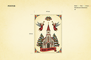 Christmas Blessings Poster & Cards, an Object Graphic by Threestudio (Thumbnail 3 of 7)