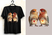 Quirky Valentine Birds Clipart Bundl, an Illustration by SVGArt (Thumbnail 6 of 8)