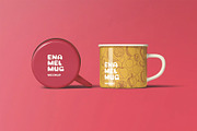 Enamel Mug Mockup, a Cups & Container Mockup by DesignRushMarket (Thumbnail 4 of 13)