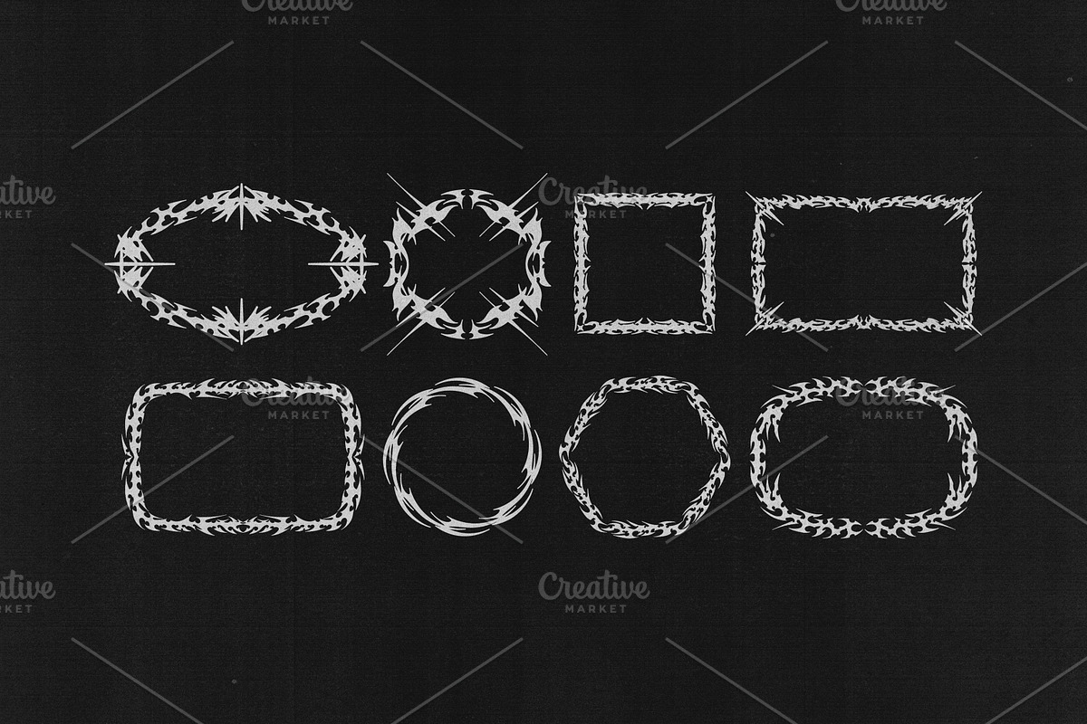 CYBER SIGILISM + NEO TRIBAL GRAPHIC, an Object Graphic by BonkiStudio (Photo 2 of 20)
