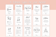 Airbnb Sign & Poster Template Bundle, a Brochure Template by Templatables (Thumbnail 2 of 10)