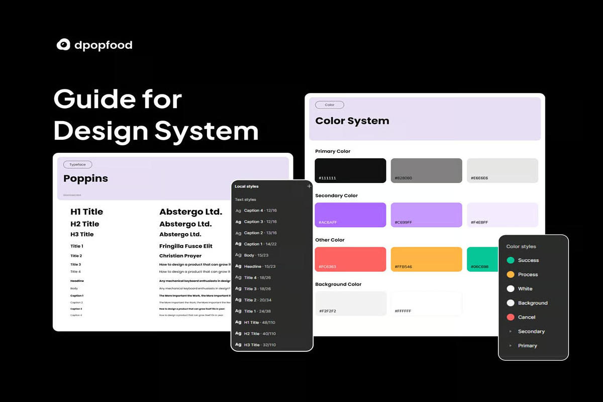 dpopfood Food and Beverage Dashboard, an UI Kit Template by Lumina_ui_ux202 (Photo 3 of 7)
