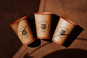 Craft Paper Coffee Cup Mockup, a Cups & Container Mockup by Xtrahive (Thumbnail 2 of 2)