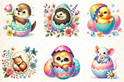 Easter Eggshell Animals Sublimation, an Illustration by DreamCafeArt (Thumbnail 3 of 5)