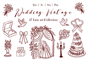 Wedding Vintage, an Illustration by HunEyy (Thumbnail 1 of 9)