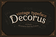 Decorus - Layered Font & Ornaments, a Font by Decorus Extezy (Thumbnail 3 of 10)