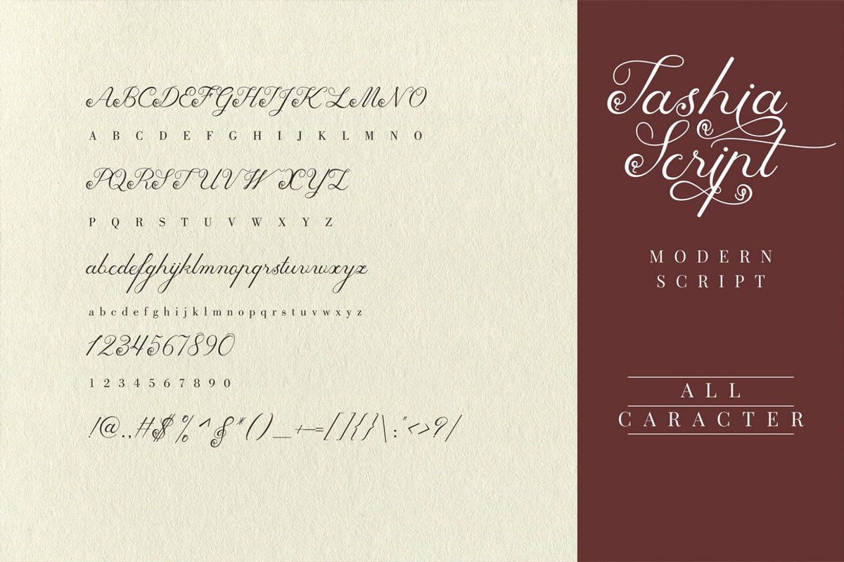 Tashia, a Script Font by PutraCetol Studio (Photo 11 of 16)