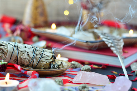 red boho sacred space 5