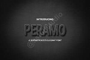 Peramo | A Luxury Editorial Serif, a Font by Astuti Studio