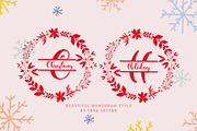 Special Christmas Monogram Bundle, a Script Font by Yoga Letter (Thumbnail 3 of 5)