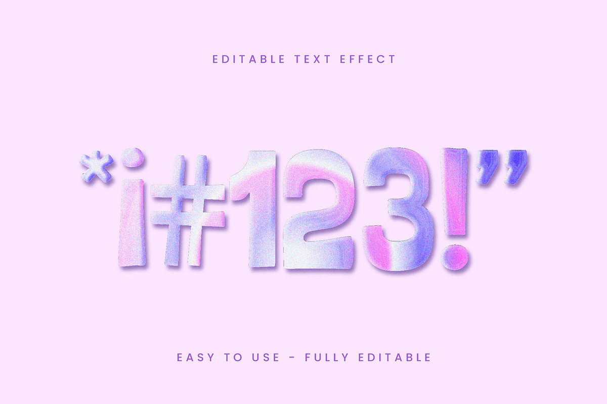 Gradient Soft Bold Text Effect preview 2