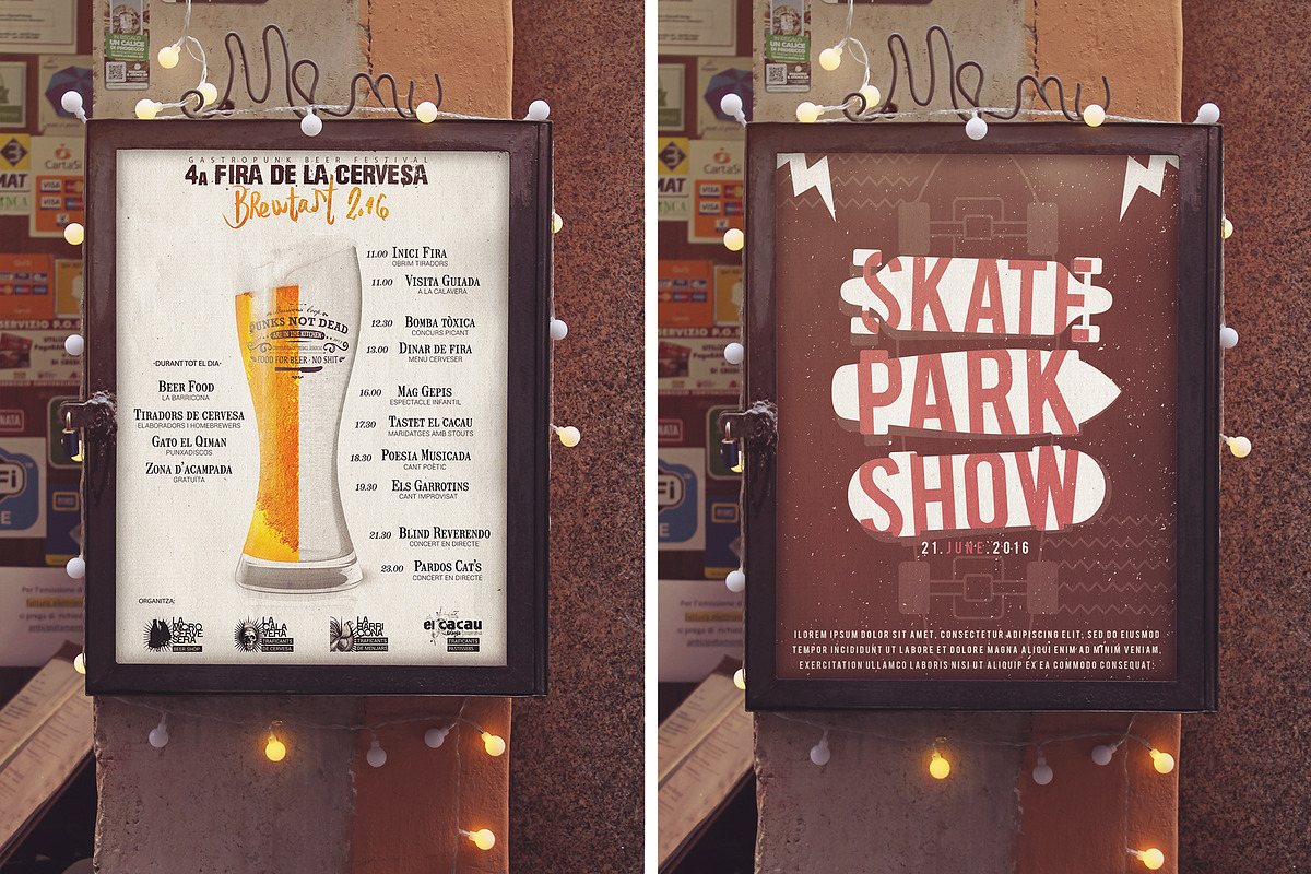 Menu Vertical Mockup, a Product Mockup by SmartDesigns (Photo 1 of 2)