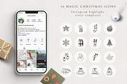 Xmas Instagram Highlight Story Icons, a Social Media Template by Olya Creative (Thumbnail 1 of 4)