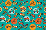 10 transport seamless pattern, a Pattern Graphic by EvgeniaV (Thumbnail 6 of 8)