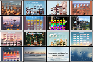 Bundle of Procreate palettes