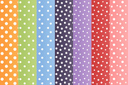 Retro Dotted Patterns, a Pattern Graphic by Mark Borbely (Thumbnail 2 of 4)
