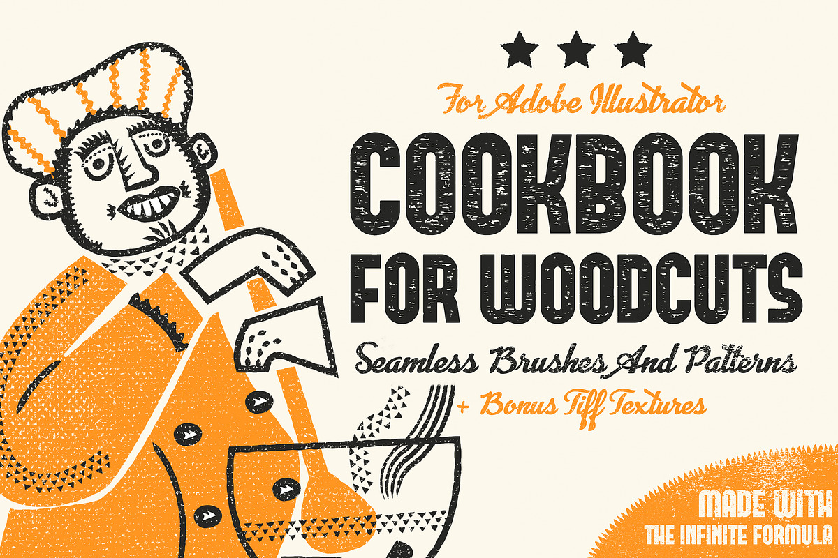 Cookbook for Woodcuts | Brushes, a Brush Add-On by Guerillacraft (Photo 1 of 6)