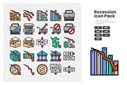 Recession icon pack, a Duotone Icon by erifqizeicon (Thumbnail 2 of 3)