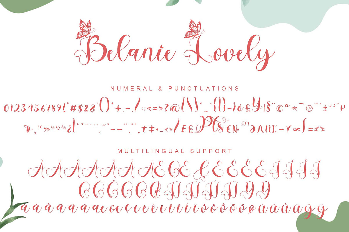 Belanie Lovely, a Handwritten Font by Yoga Letter (Photo 6 of 6)
