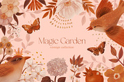 Magic Garden elements and patterns, a Pattern Graphic by Tiger and Flower (Thumbnail 12 of 19)