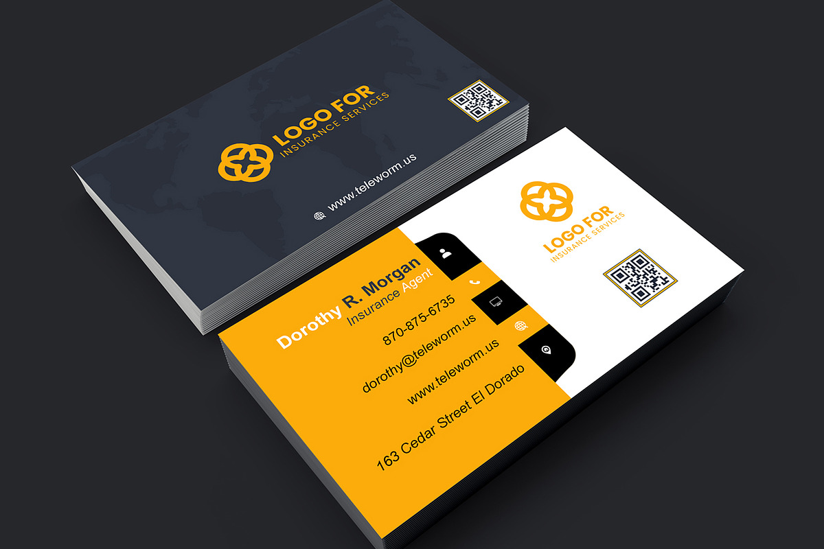 Standard Layout Business Card PSD preview 4