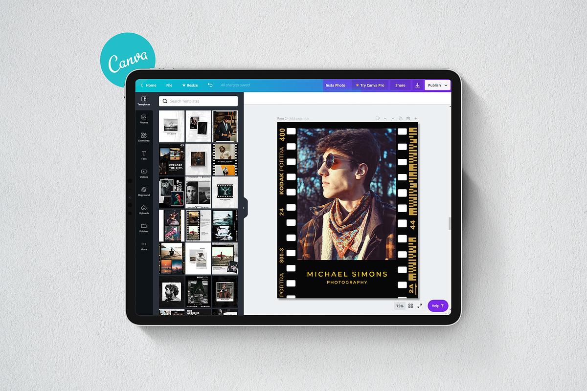 Film Frame Bundle, a Social Media Template by Analogi Studio (Photo 20 of 53)