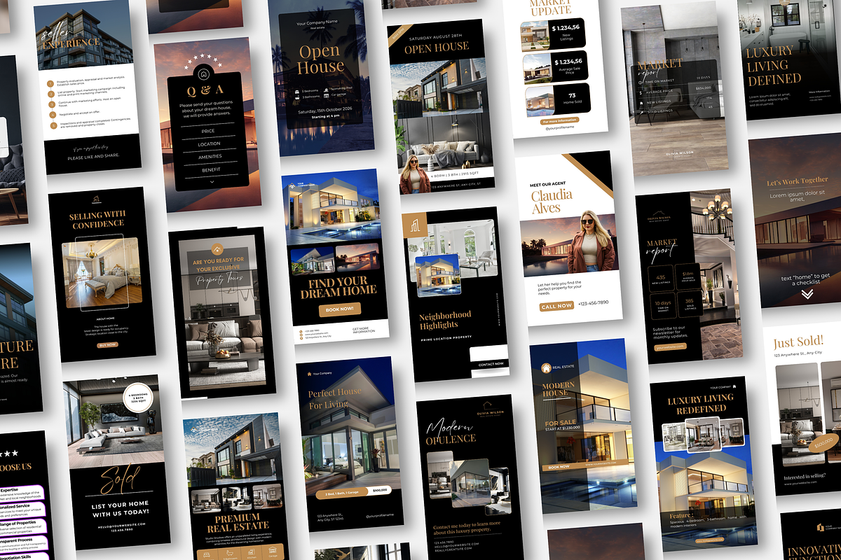Luxury Real Estate templates preview 3