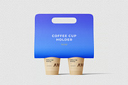 Coffee Cup Holder Mockup, an Advertising Mockup by zpackcreative (Thumbnail 4 of 4)