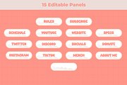 Cute bunny theme overlay stream, a Design Template by Mhagi27 (Thumbnail 2 of 5)