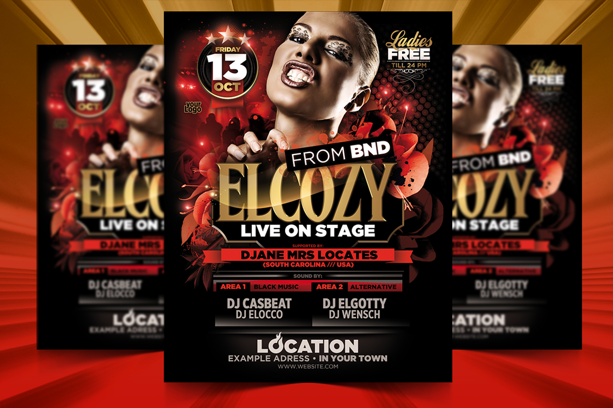 Elcozy Flyer Template, a Flyer Template by aigenart (Photo 2 of 5)