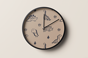 Cute Dinosaures Seamless Pattern, a Pattern Graphic by Marketello Studio (Thumbnail 4 of 11)