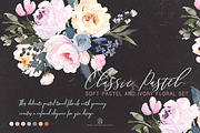 Watercolor Flowers: CLASSIC PASTEL, a Graphic by SmallHouseBigPony (Thumbnail 5 of 18)