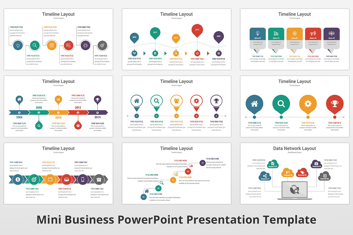 Mini Business PowerPoint Template, a Presentation Template by GraphicStan (Photo 12 of 30)