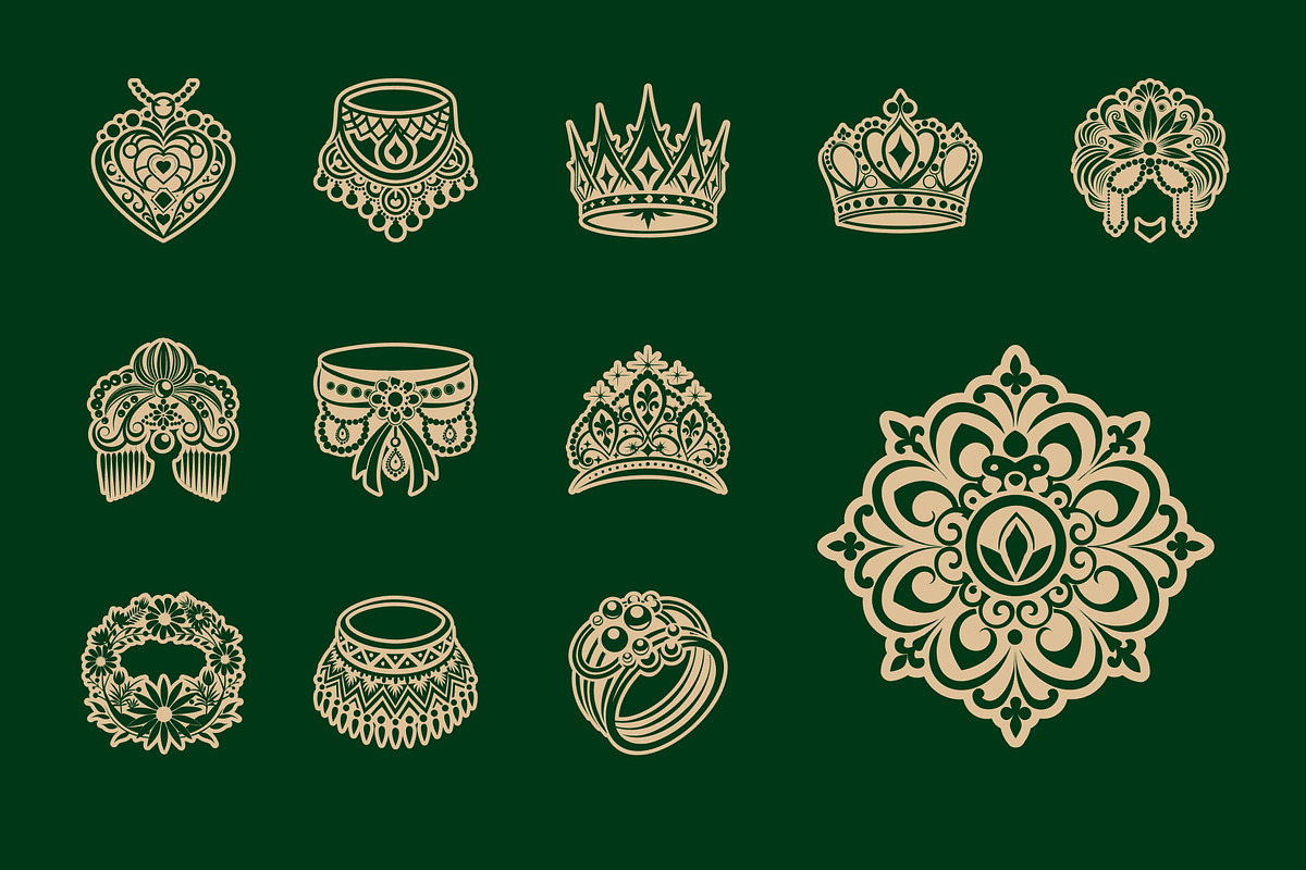 Glyph Jewelry Icons, a Solid Icon by Creative Stall (Photo 5 of 9)