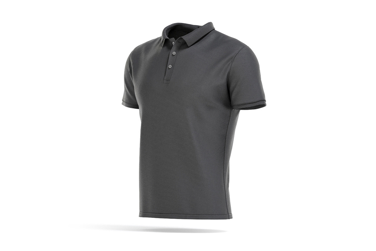 Black Men's Polo-Shirt 3D Model, an Object 3D Model by rebrandy (Photo 4 of 9)